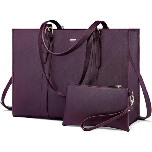 Laptop Tote Fashion for Work Purple - Picture 1 of 6